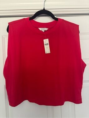 Maeve by Anthropologie Women's Muscle Tank Top in Red BRAND NEW